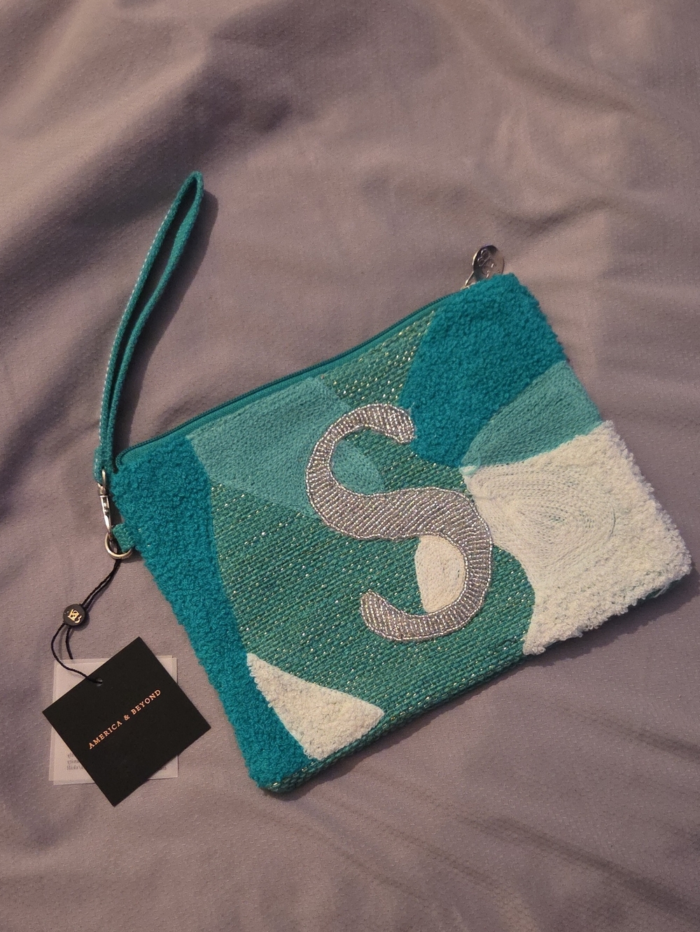 America & Beyond "S" Wristlet